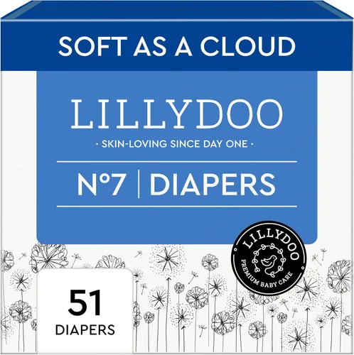 Miniatura 18 de LILLYDOO Pañales desechables para bebé, talla 6 (29+ libras), 57 unidades, protección absorbente contra fugas, ultra suave, piel sensible