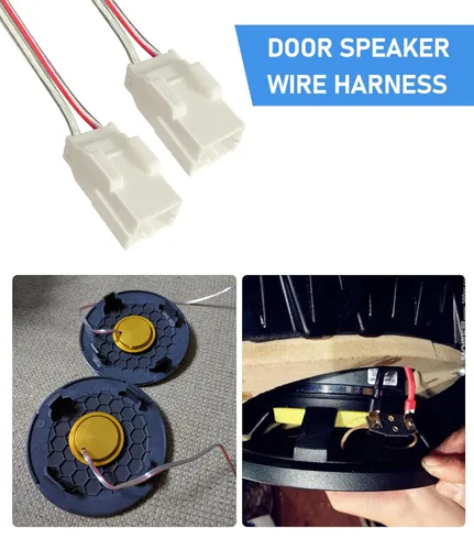 Miniatura 7 de Reemplazo del conector del arnés de cableado del altavoz de la puerta delantera y trasera del automóvil para Jeep Wrangler JK 2002-2020, Chrysler