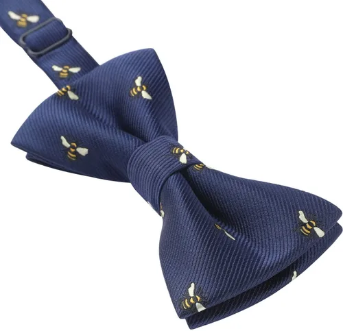 Miniatura 4 de HISDERN Corbatas de lazo para niños preatadas, pajaritas ajustables para niños, con clip, divertidos corbatines estampados para bodas y fiestas