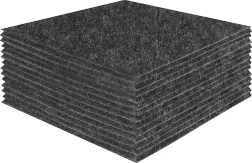 Miniatura 69 de FabricLA Hojas de fieltro acrílico para manualidades, cuadrados de fieltro precortados suaves de 4 x 4 pulgadas (3.9 in x 3.9 in), utiliza hojas