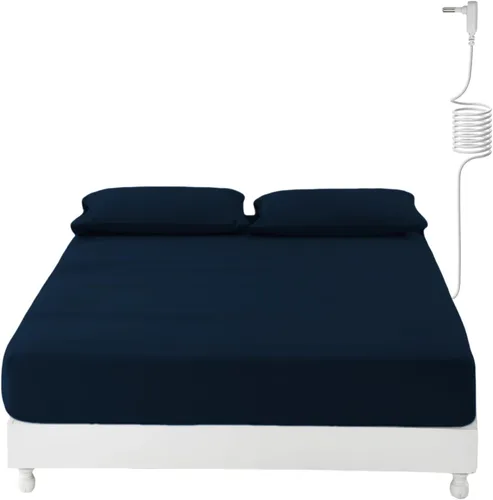 Miniatura 8 de Grounding Sheets - Sábanas de 15 pulgadas de profundidad, sábana bajera ajustable tamaño individual con cordón de tierra, 90% algodón orgánico + 10%