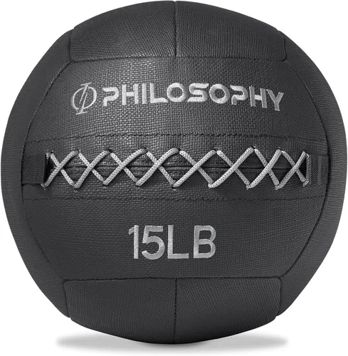 Miniatura 10 de Philosophy Gym Bola medicinal con peso de carcasa suave con agarre antideslizante