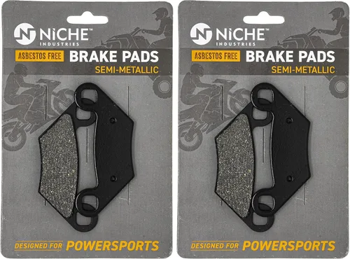 Miniatura 7 de NICHE Juego de pastillas de freno semimetálicas para Polaris Sportsman Touring Scrambler 400 570 850 1911278 2203628 1911279 1911292