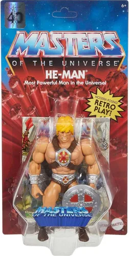 Miniatura 2 de Masters of the Universe Origins - Juguete, Figura de acción del superhéroe He-Man, articulada con accesorio y minicómic, coleccionable MOTU