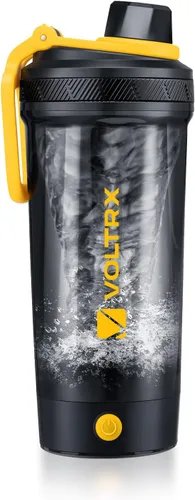 VOLTRX Botella mezcladora, mezclador eléctrico recargable USB C con Gallium, vasos mezcladores para batidos de proteínas y batidos de reemplazo de