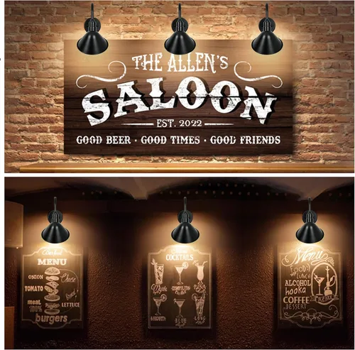 Miniatura 4 de Gooseneck-Barn Sign-Light Outdoor Store Fixture - Pantalla angular de cúpula de 8 pulgadas, luces pequeñas de pared con cucharadas del atardecer al