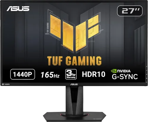 Miniatura 4 de ASUS TUF Gaming Monitor para juegos 2K HDR de 27 pulgadas (VG27AQ) - QHD (2560 x 1440), 165Hz (soporta 144 Hz), 1 ms, desenfoque de movimiento