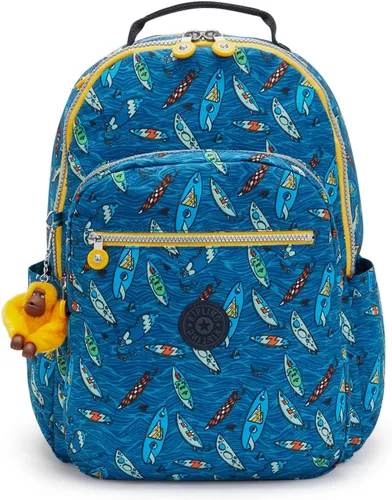 Miniatura 103 de Kipling Mochila para portátil Seoul de 15 pulgadas para mujer, duradera, espaciosa, con correas acolchadas para el hombro, funda protectora