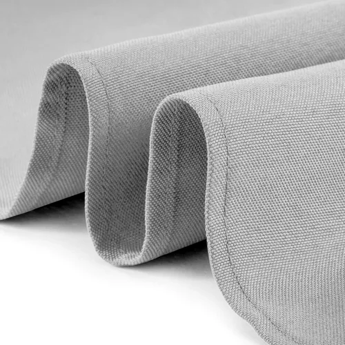 Miniatura 3 de Lann's Linens - 10 manteles cuadrados premium de 70 pulgadas para boda/banquete/restaurante - Mantel de tela de poliéster - Plata