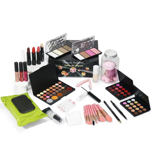 Miniatura 6 de Caja de maquillaje, regalo surtido sorpresa para festivales con productos de maquillaje profesional, juego de cosméticos para fiestas, para mujeres