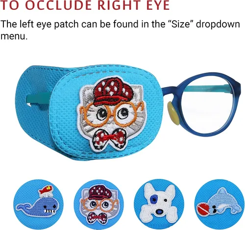 Miniatura 5 de Astropic 4 parches para ojos para niños Parche para ojos para niños Parche médico para ojos para niños con ojo perezoso