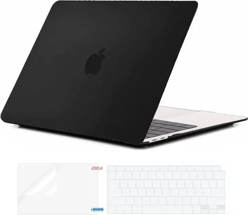 Miniatura 13 de EooCoo Funda rígida compatible con MacBook Air de 13.3 pulgadas M1 Chip 2021-2018 con pantalla Retina, funda protectora de plástico Air de 13.3