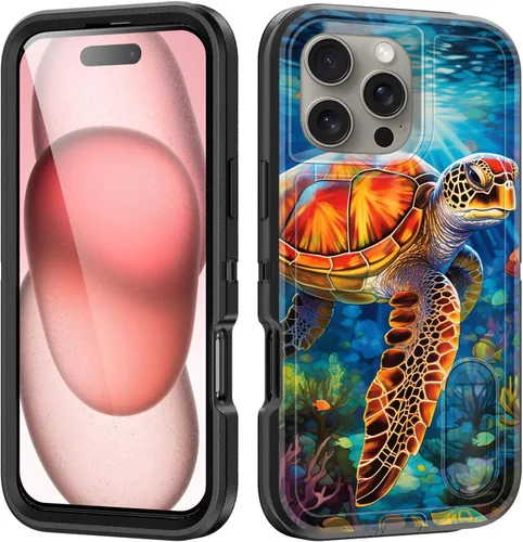Miniatura 52 de Funda para iPhone Air con soporte integrado, a prueba de golpes, polvo y caídas, 3 capas, grado militar, funda protectora para iPhone Air de 6.5
