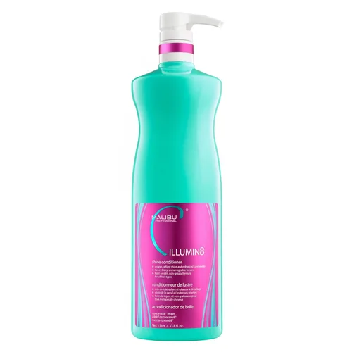 Malibu C ILLUMIN8 - Acondicionador de brillo (33.8 onzas) – Concentrado para el brillo del cabello y manejabilidad – Acondicionador de cabello