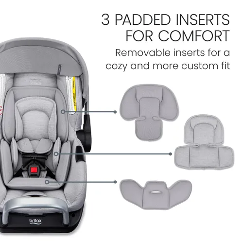 Miniatura 5 de Britax Cypress - Asiento infantil para automóvil, asiento de automóvil orientado hacia atrás con base alpina, ClickTight, telas de primera calidad