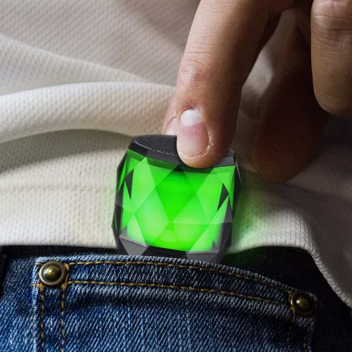 Miniatura 6 de LFS Altavoz Bluetooth Portátil con Luces, Altavoz Inalámbrico Impermeable de Luz Nocturna Magnético, LED de 7 Colores Auto-Cambiante, Micrófono