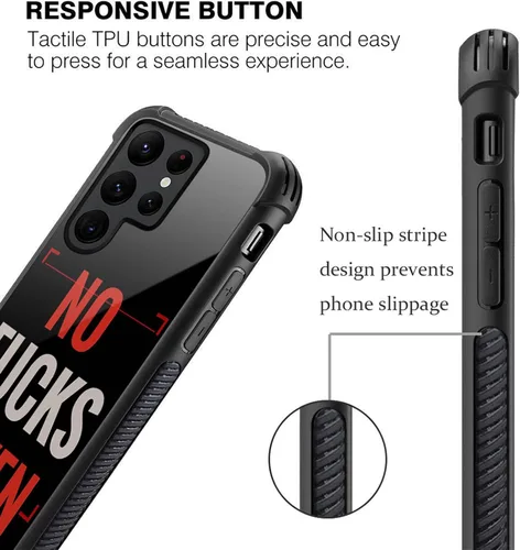 Miniatura 4 de CARLOCA Funda compatible con Samsung Galaxy S22 Ultra, diseño de humor para adultos, diseño de patrón de humor para niñas y niños, a prueba