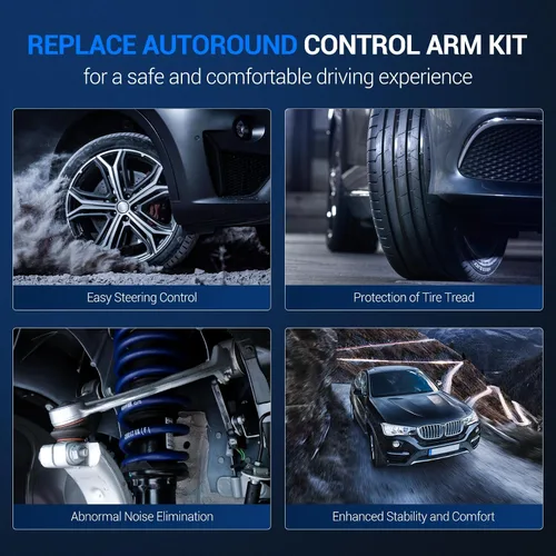 Miniatura 5 de Autoround RWD Kit de brazo de control superior delantero para Ford F-150 97-03 / F-250 97-99 / Expedition 97-02, Lincoln Navigator 98-02 / Blackwood