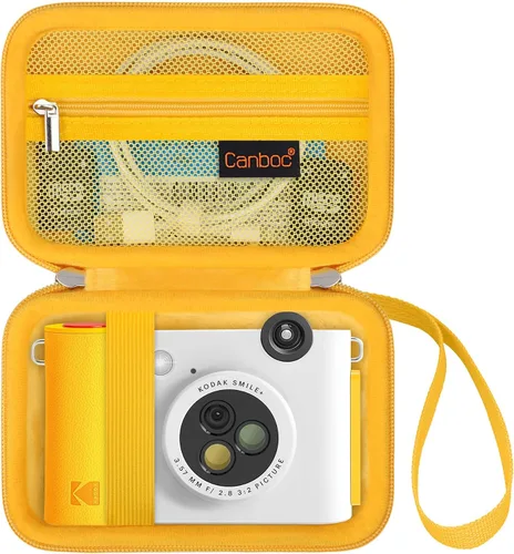 Miniatura 8 de Canboc Funda de transporte compatible con KODAK Smile+ Cámara digital inalámbrica de impresión instantánea, bolsillo de malla, papel fotográfico