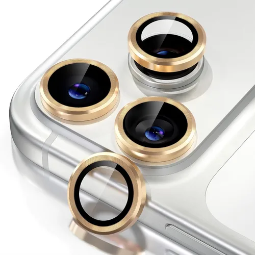 Miniatura 25 de Misea Compatible con iPhone 17 Pro/iPhone 17 Pro Max Protector de Lente de Cámara Brillante, Vidrio Templado 9H Cubierta de Cámara Protector