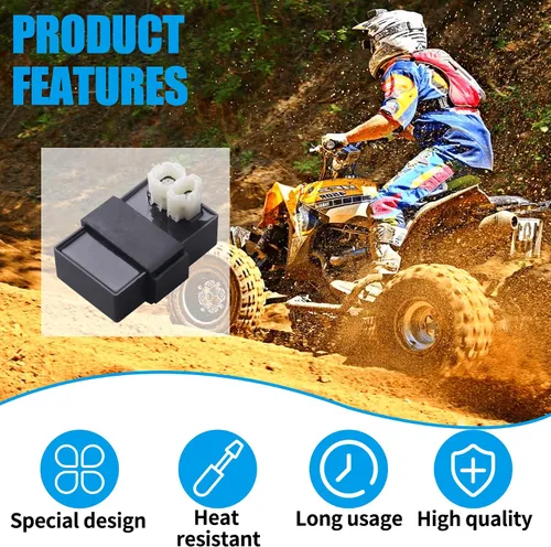 Miniatura 5 de JINGKE Caja CDI de 6 pines DC para GY6 de 4 tiempos 50cc 125cc 150cc, para scooter, ciclomotor, Taotao, ATV, Quad, Go Kart, Moto (DC-GY6)
