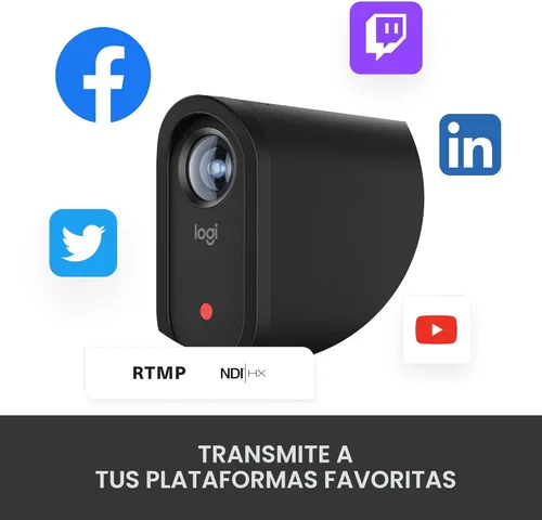 Miniatura 9 de Logitech for Creators Mevo Start, cámara inalámbrica de transmisión en vivo, calidad de video HD de 1080p, control inteligente de aplicaciones