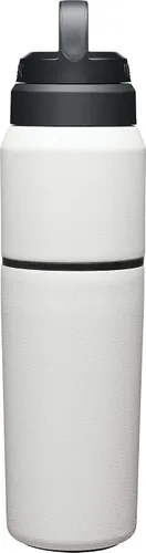 Miniatura 2 de CamelBak MultiBev - Botella de agua con aislamiento de acero inoxidable y taza de viaje Blanco