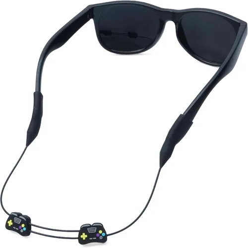 Miniatura 12 de Pilotfish Correa para lentes de sol para niños, soporte ajustable para lentes de sol sin cola para niños y niñas Soccer