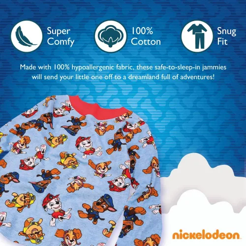 Miniatura 3 de Nickelodeon Pijama de algodón de ajuste cómodo para niño de la Patrulla Canina