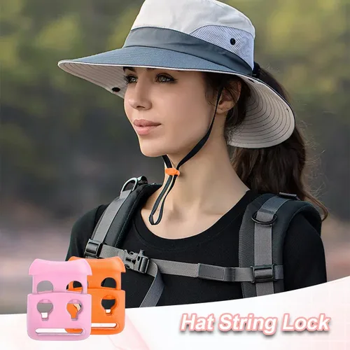 Miniatura 4 de CooBigo Plastic Cord Locks for Paracord Drawstring Clip, Spring Toggle Cord Stopper Sweatpant Hat Gloves Hoodie String Lock