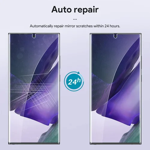 Miniatura 4 de Paquete de 4 protectores de pantalla de vidrio templado L4K + 2 protectores de lente de cámara compatibles con Samsung Galaxy Note 20, nueva