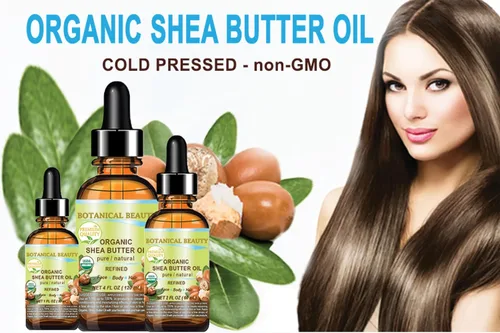 Miniatura 3 de Botanical Beauty Aceite orgánico de manteca de karité 100% puro aceite portador prensado en frío natural sin diluir. 1 Fl.oz.- 1.0 fl oz para cara