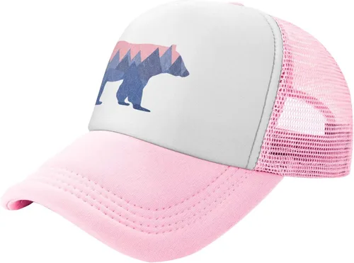 Miniatura 7 de Waldeal - Gorra de béisbol para niños y niñas de 3 a 8 años, diseño de oso de montaña