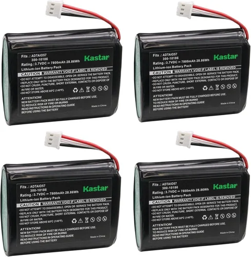 Miniatura 5 de Kastar Paquete de 1 batería de repuesto para batería de iones de litio ADT 300-10186, panel de seguridad inteligente ADT Command ADT5AIO-1 ADT5AIO-2