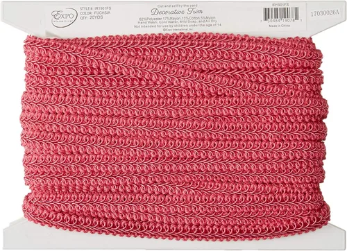 Miniatura 6 de Trims by The Yard Alice - Borde trenzado tejido clásico, ribete versátil de 1/2 pulgada para coser, ribete decorativo lavable para disfraces, Natural