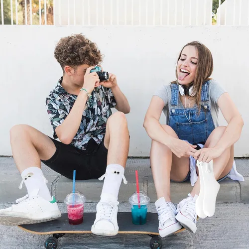 Miniatura 3 de Keauexp Calcetines magnéticos en las manos divertidos para hombres para mujeres, amistad, parejas, mejores regalos, novio, novia