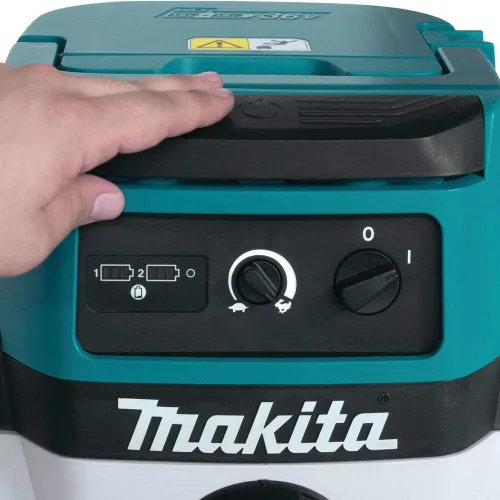 Miniatura 3 de Makita XCV04Z 36V (18V X2) LXT/Extractor de polvo seco con cable de 2.1 galones de filtro HEPA, solo herramienta