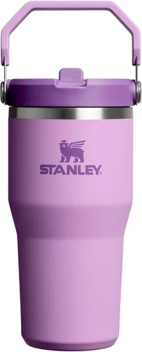 Miniatura 81 de Stanley IceFlow - Vaso con pajilla abatible con asa, de 20 onzas, tapa giratoria y popote abatible, botella de agua resistente a fugas, acero