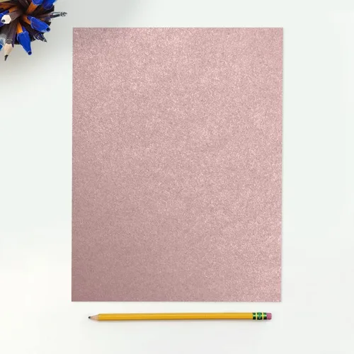 Miniatura 3 de LUXPaper Papel de 8.5 x 11 pulgadas, tamaño carta, rosa brumosa metálica, perla de Sirio, texto de 84 libras, 50