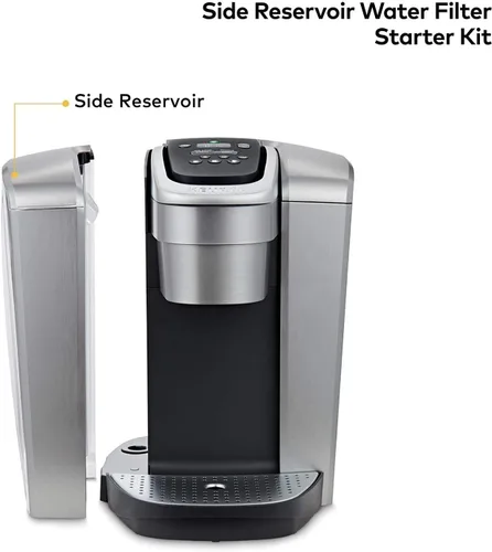 Miniatura 6 de Kit de inicio de repuesto 2.0 para cafetera, para piezas Keurig, incluye soporte de filtro de depósito lateral y 1 paquete de cartuchos de filtro