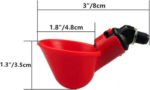 Miniatura 2 de DoubleWood Máquina Automática Completa para Beber de Aves de Corral, Taza de Agua para Pollos, Tazas de Agua para Beber/Máquina de Beber para Aves