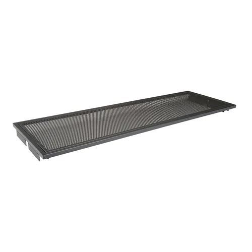 Miniatura 3 de Econoco ES5/B Estante recto con punta redondeada, 23 pulgadas de ancho x 15 pulgadas de profundidad, negro (paquete de 6)