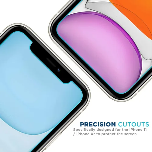 Miniatura 4 de Tech Armor Protector de pantalla mate antirreflejo/antihuellas diseñado para Apple iPhone 11, Xr de 6.1 pulgadas, paquete de 3 unidades 2019