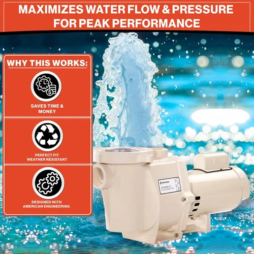 Miniatura 8 de Swimables Reemplazo completo de extremo húmedo compatible con bomba de piscina Pentair 357149 Funciona en todas las Whisperflo de 0.5 HP - 2 HP