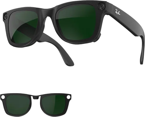 Miniatura 13 de HIBLOKS Clips polarizados para Ray-Ban Meta Wayfarer (RW4008 y RW4012 Grande 53-22), clips de decoloración compatibles con Ray-Ban Meta Wayfarer Gen