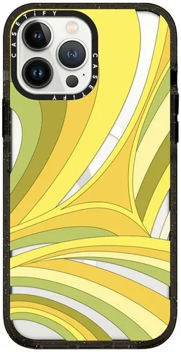 Miniatura 390 de Funda Impact de CASETiFY para iPhone 13 Pro Max con Magsafe - Estuche Claro Cuento de Invierno - Claro Negro Estuche transparente Winter Tale