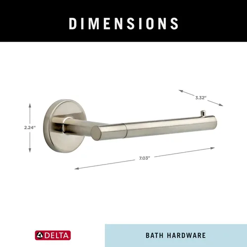 Miniatura 6 de Delta Faucet 75935-SS Trinsic – Gancho para bata, acero inoxidable Acero inoxidable brillante