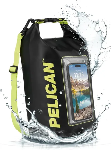 Miniatura 9 de Pelican - Marine Series - Bolsa seca resistente al agua (2.5 litros) con funda integrada para teléfono para hombres y mujeres, bolsa ligera