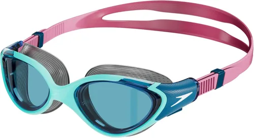 Speedo Womens Swim Goggle Biofuse 2.0 Azul Marino/Pavo Real/Rosa Divertido