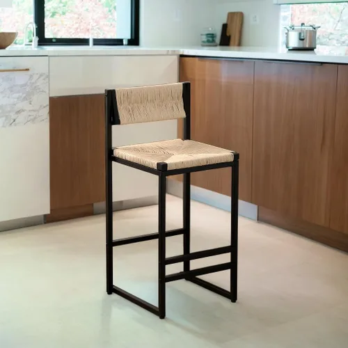 Miniatura 9 de Sillas para Barra de Cocina, juego de taburetes de bar modernos de altura de mostrador, capacidad máxima de peso para cocina, isla de bar, sala